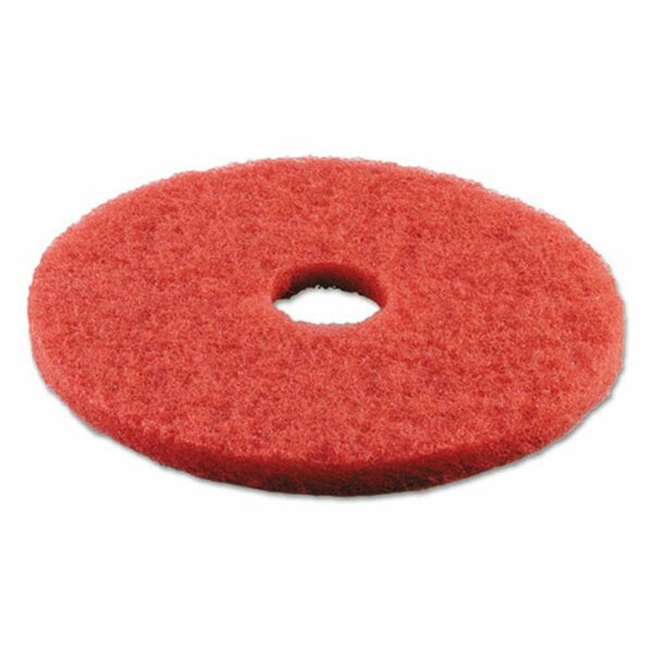 Pinpoint 18 in. Standard Diameter Buffing Floor Pads - Red PI2957308